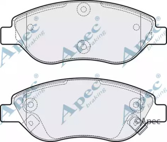 APEC BRAKING pad2171 -  Комплект тормозных колодок, дисковый тормоз